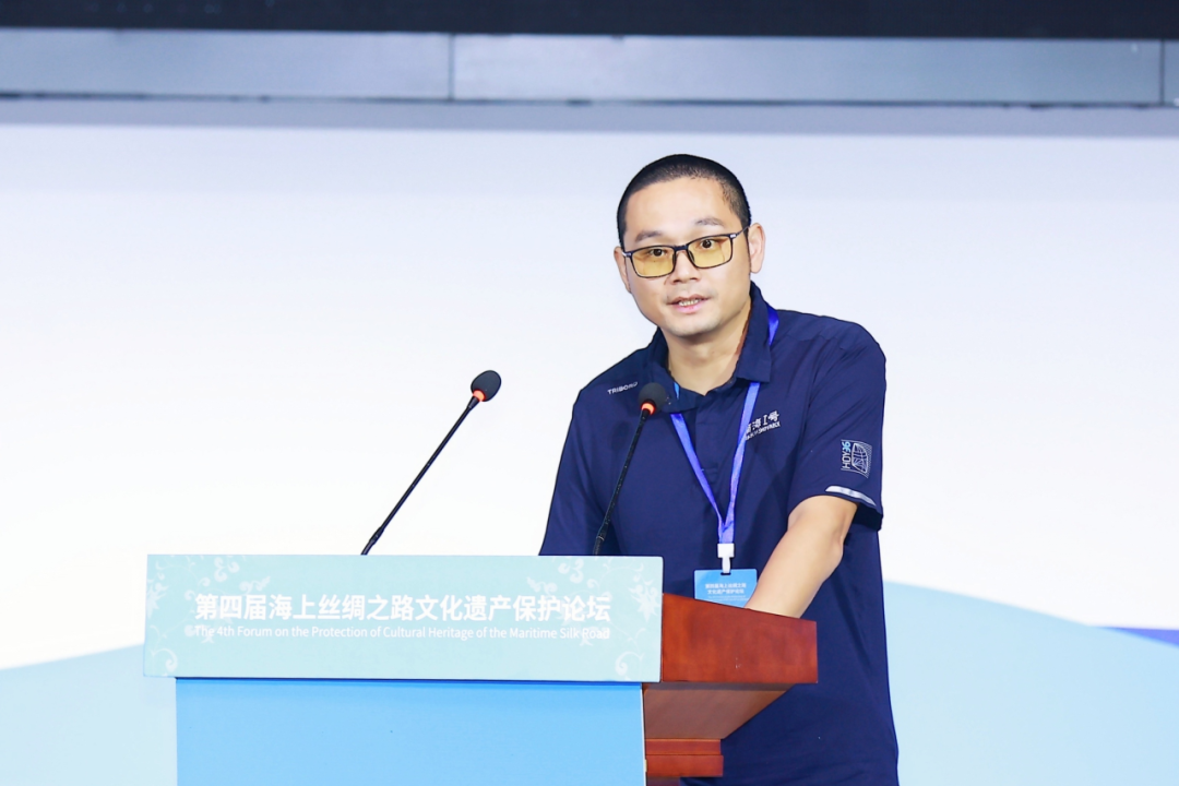 广东省文物考古研究院水下考古研究所所长 肖达顺 发表主旨演讲