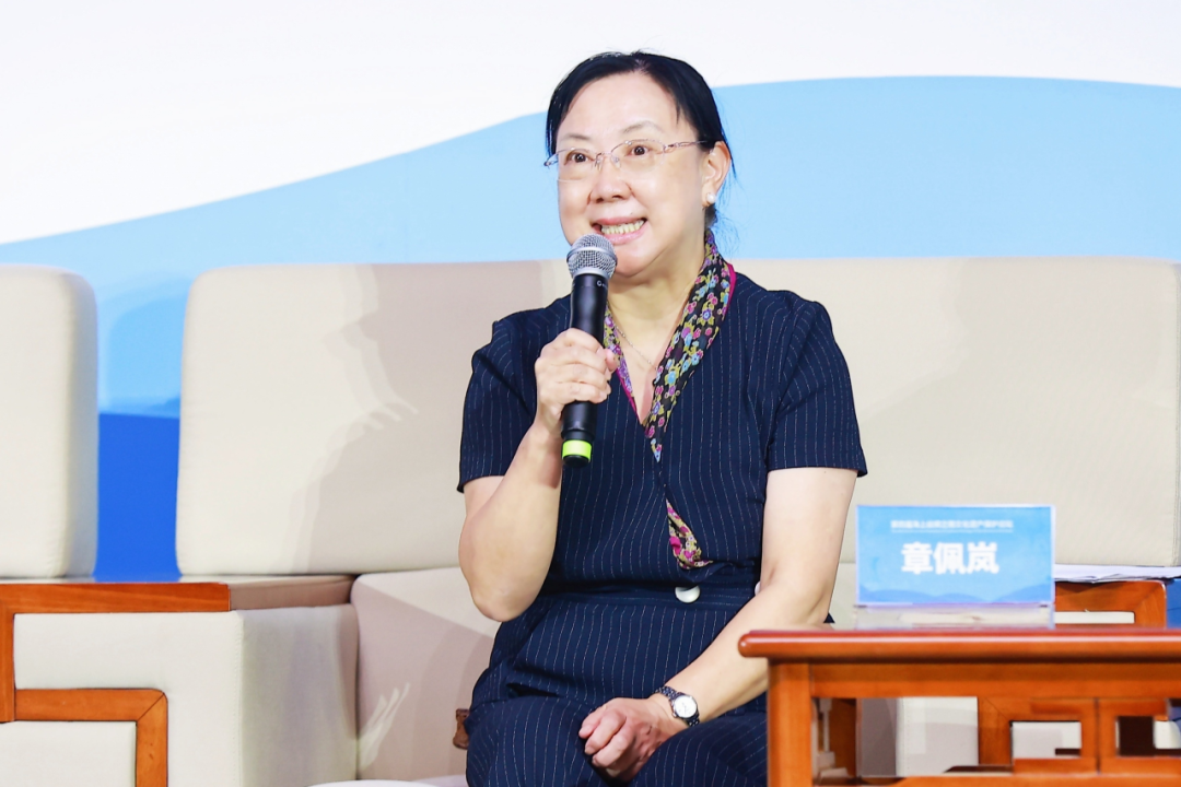 国家文物进出境审核海南管理处主任 章佩岚 发言